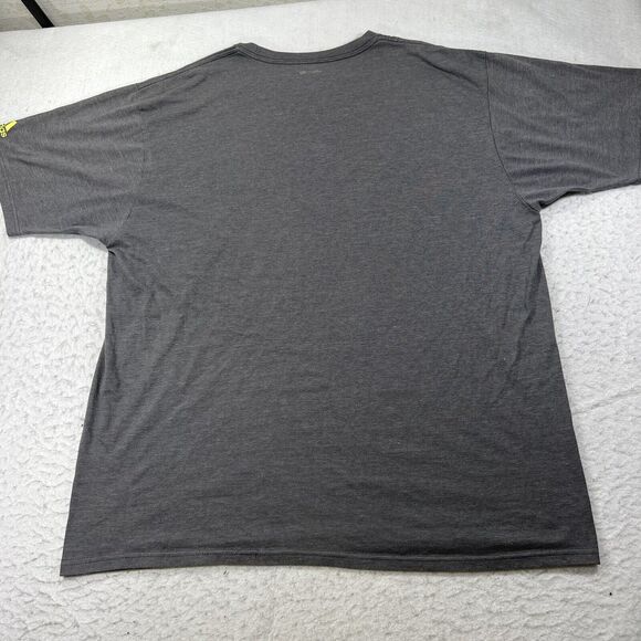 Adidas ClimaLite Men's XXL Short Sleeve Gray Graphic T Shirt Friday Night Phenom - Picture 9 of 12